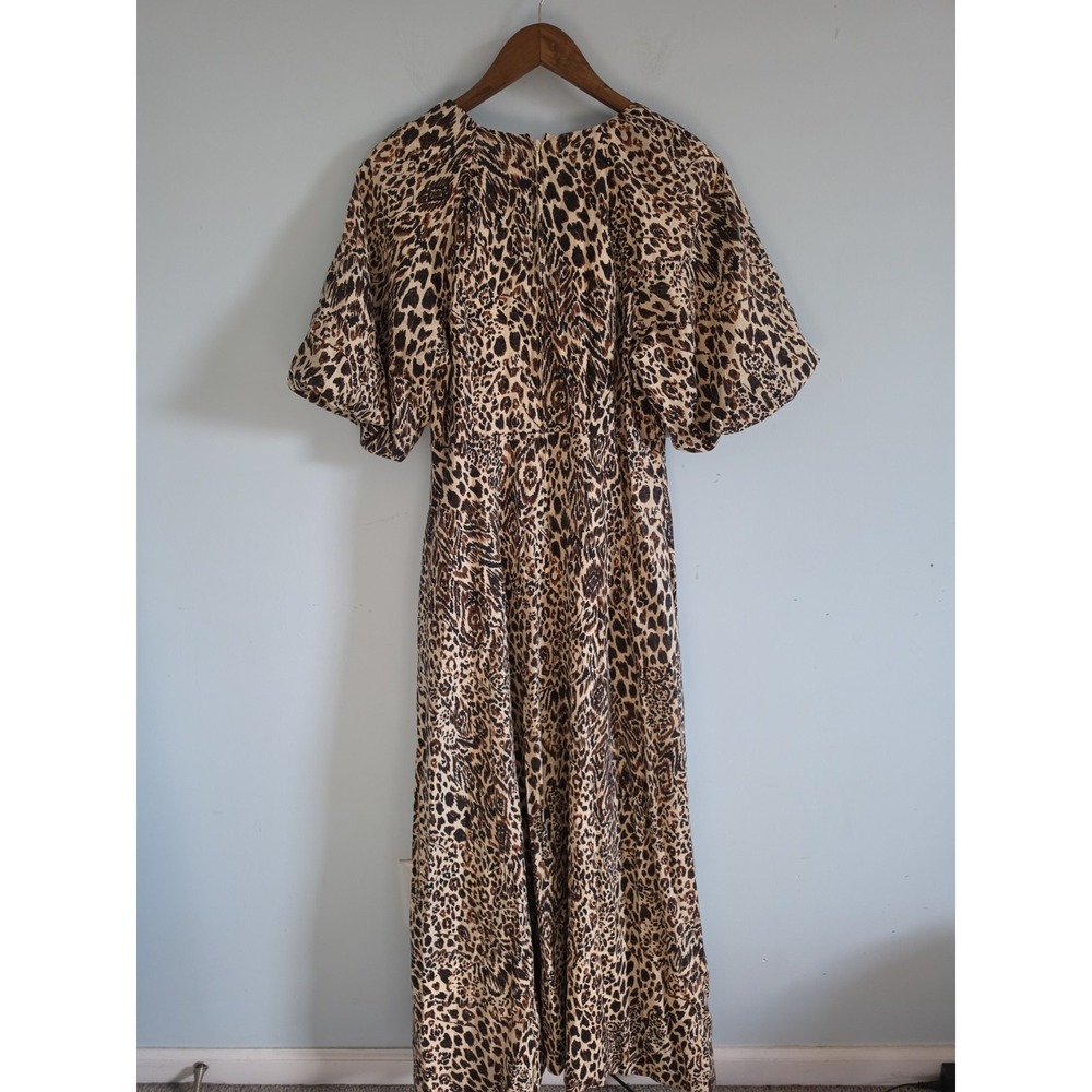 Lilly Pulitzer Clairanne‎ Leopard 3/4 Sleeve | Chocolate My Favorite Spot | 10 - Picture 3 of 4